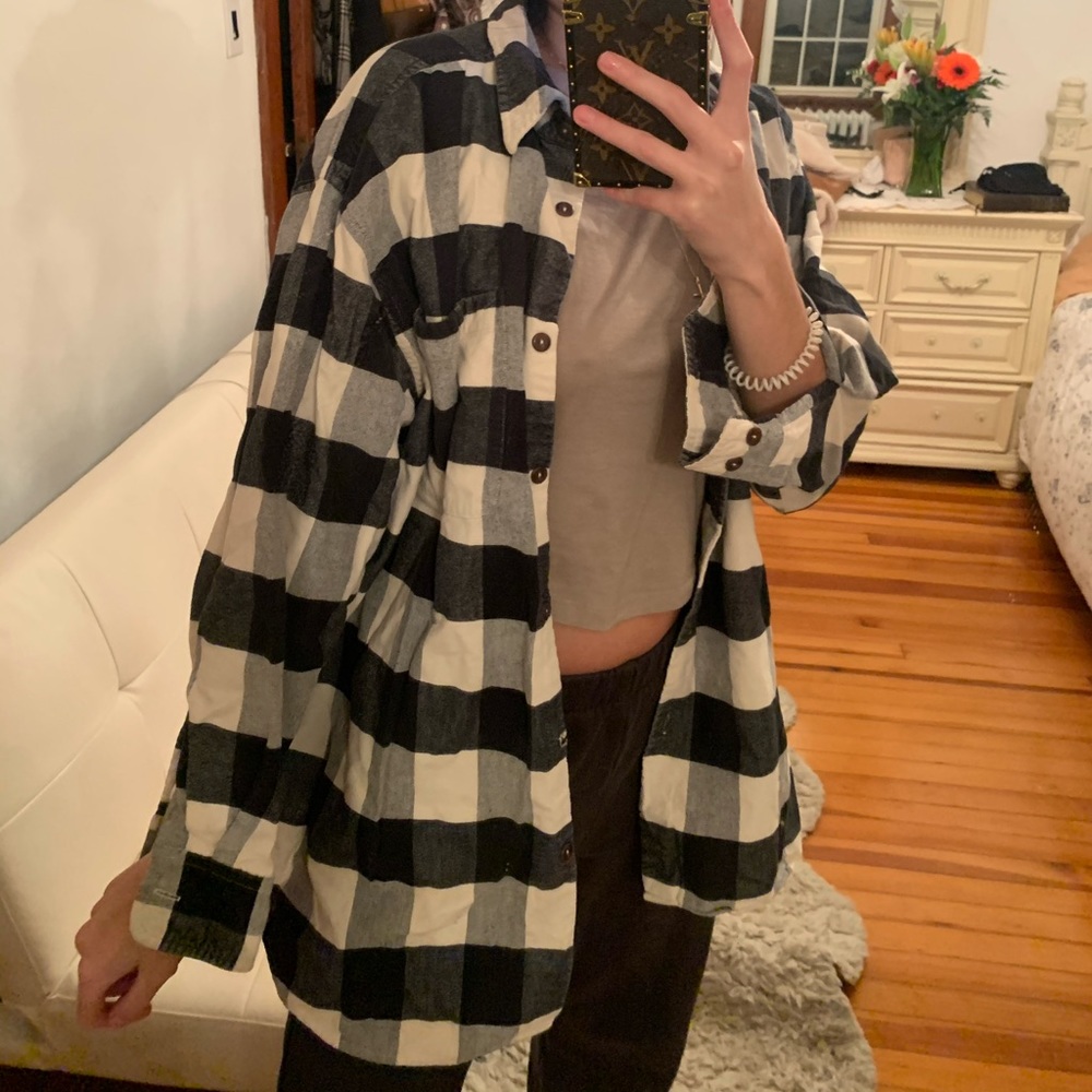 Oversized Eddie Bauer Flannel Medium